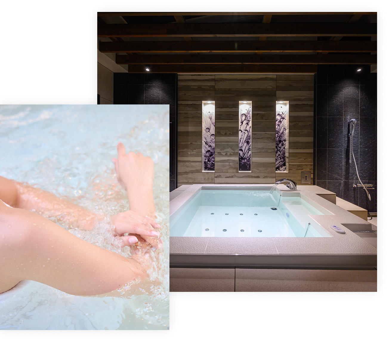 Open-air bath 客室露天風呂で、ワンランク上の贅沢を堪能。